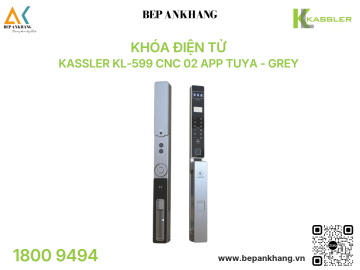 Khóa điện tử Kassler KL-599 CNC 02 App Tuya - Grey 
